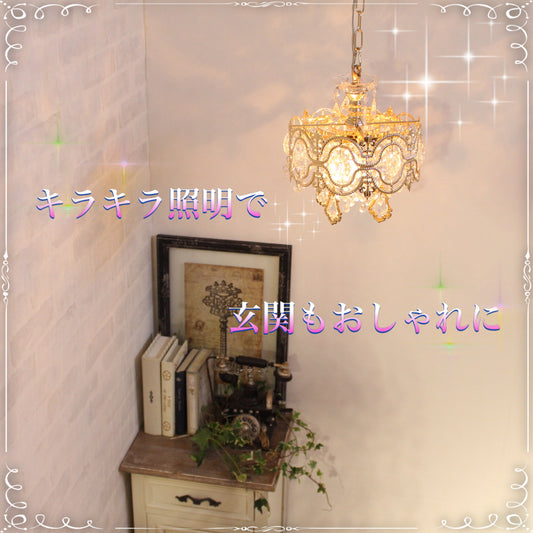 玄関をラグジュアリーに魅せてくれる照明/ おすすめ♡キラキラ照明&ランプ