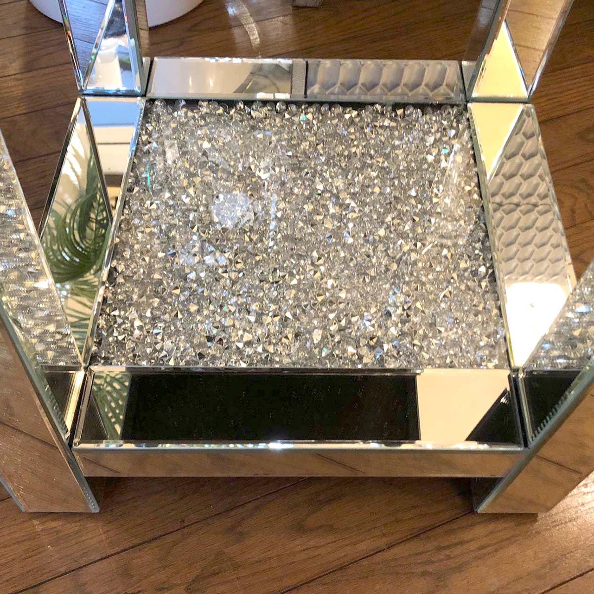 おしゃれな飾り台 ミラー家具 モダン 小さいサイズ (置き台 花台)
