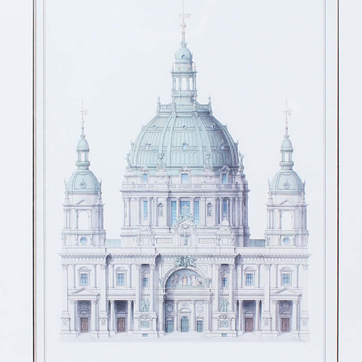 壁掛け(絵)を飾ってインテリアをおしゃれに/ センスのいいアート額(大聖堂)