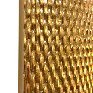 壁掛けミラー ゴールド /シンプルモダンなウォールミラー（イタリア製）