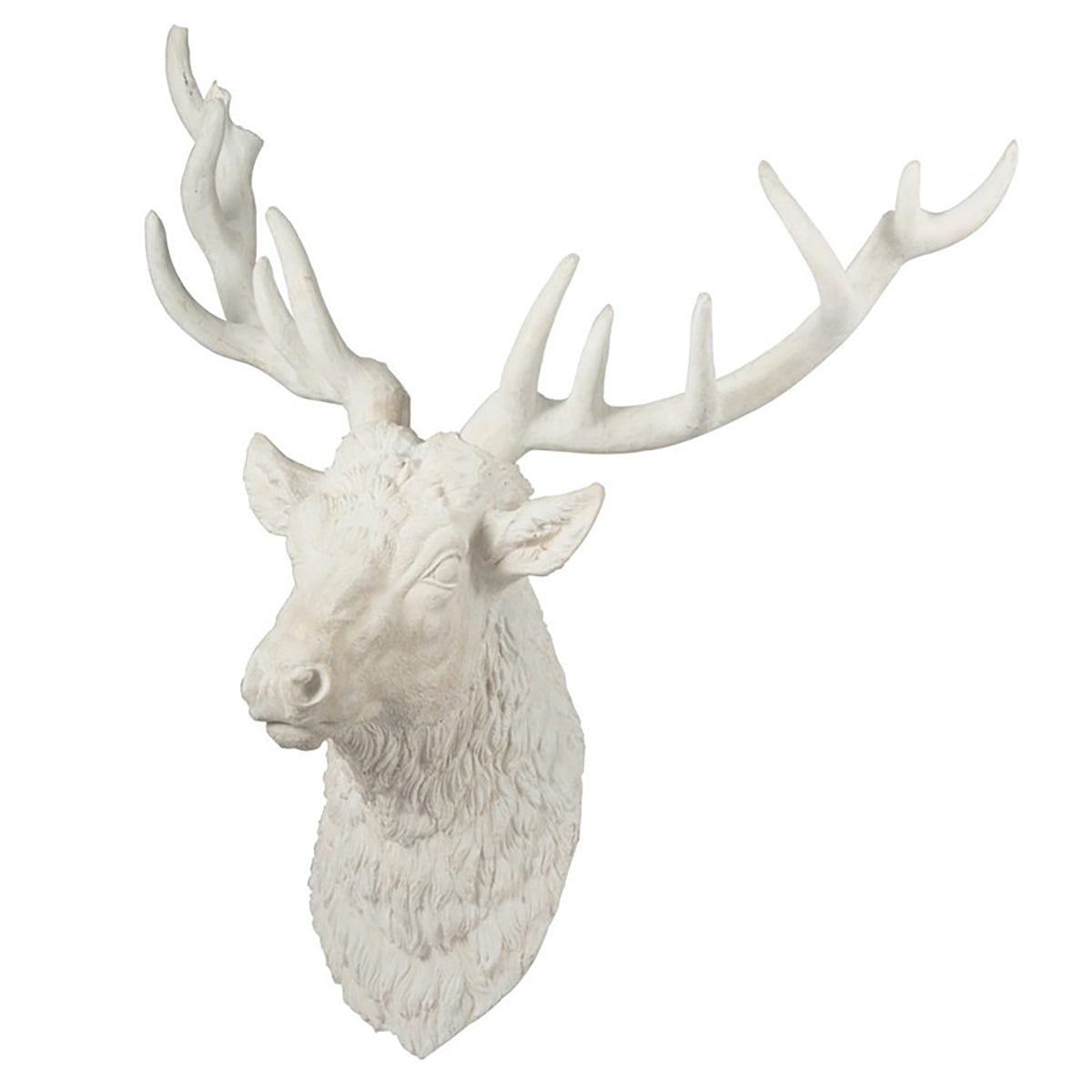 オブジェ 置き物 鹿 頭 彫像 リアル 3D 動物 彫刻 壁掛け 壁画 