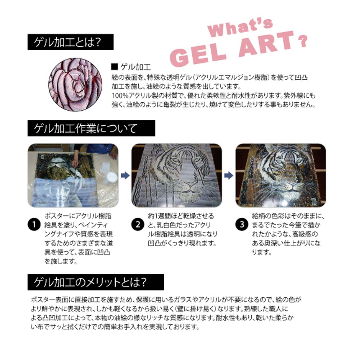 小さい猫アート額/ネコと毛玉 (赤×ゴールドが印象的な額絵)