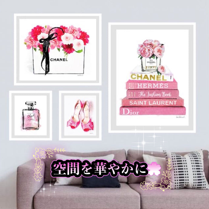 花の絵画を壁に飾るだけでお部屋を個性的で華やかに魅せる方法！