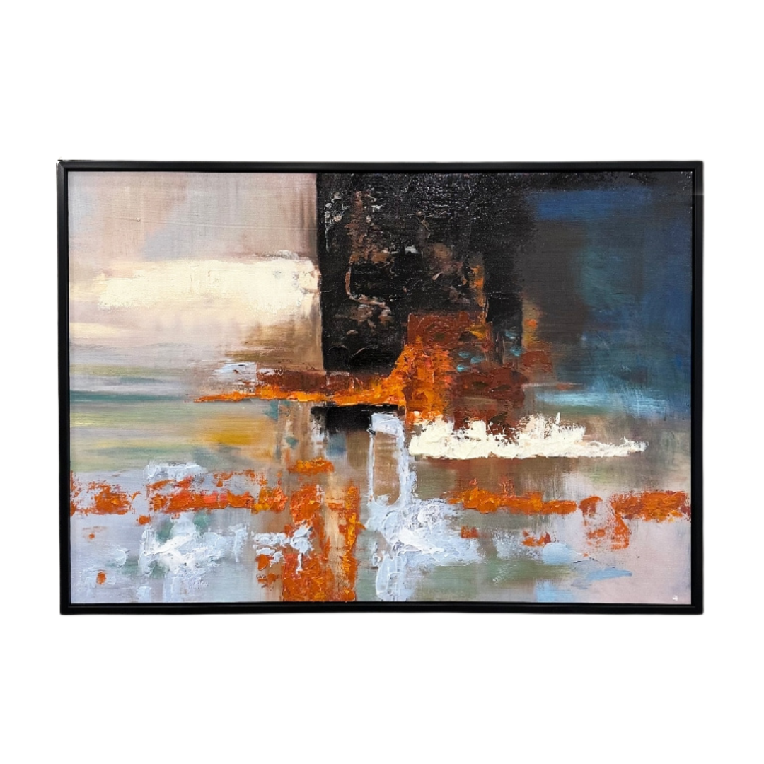 モダンなアート額 (103×73)/おしゃれな抽象画（多色）