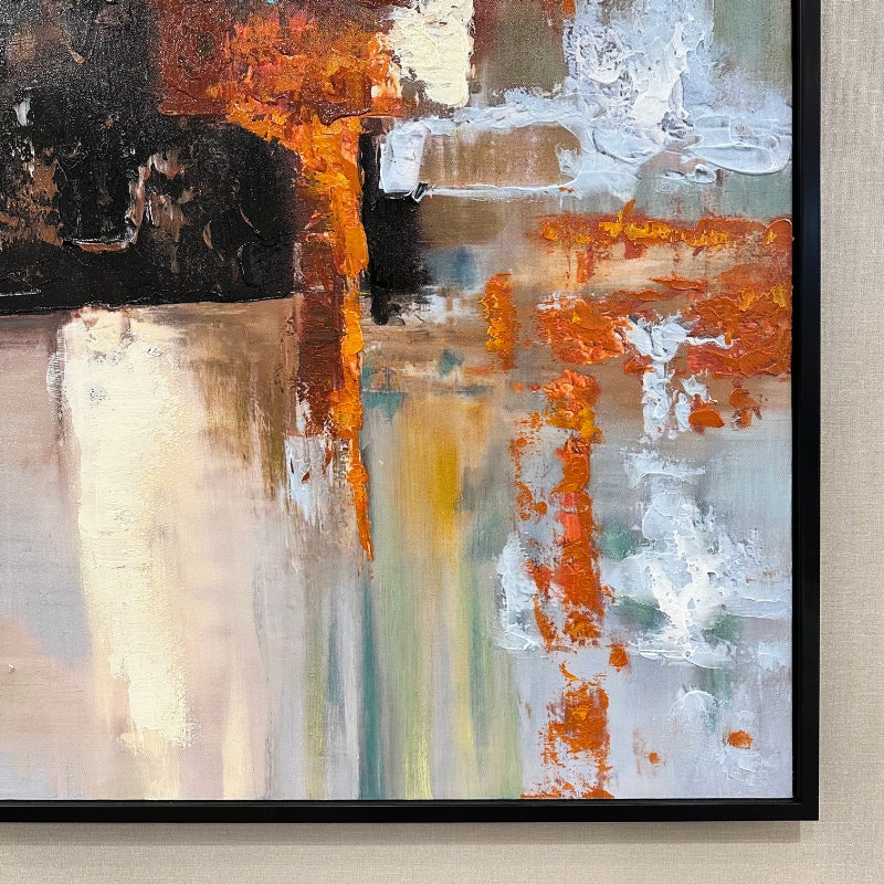 モダンなアート額 (103×73)/おしゃれな抽象画（多色）