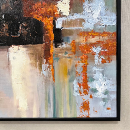 モダンなアート額 (103×73)/おしゃれな抽象画（多色）