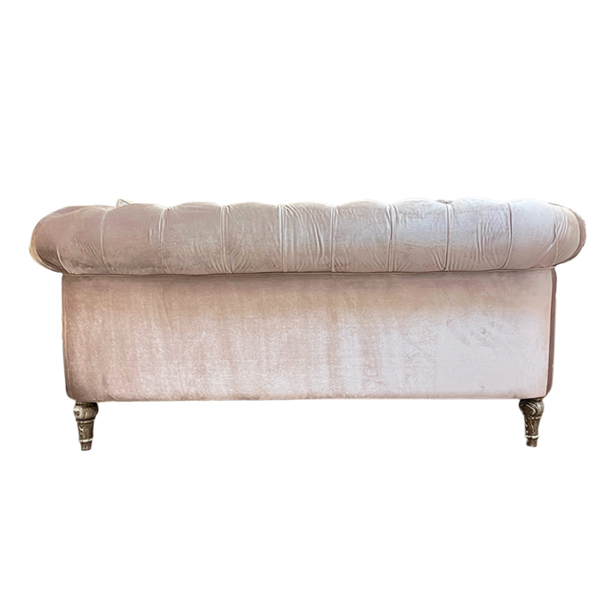 2人掛けチェスターフィールドソファ（ピンク）/ ニュアンスカラーが