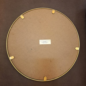 モダン サイドテーブルSサイズ（天板ミラー・取外し可）/ 黒×ゴールド