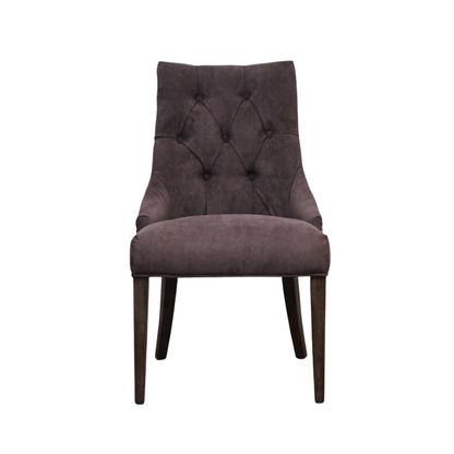 椅子・チェア おしゃれなリビングにぴったり/ 大人のモダンクラシックデザイン 【2脚セット】(ベルベットダークブラウン）