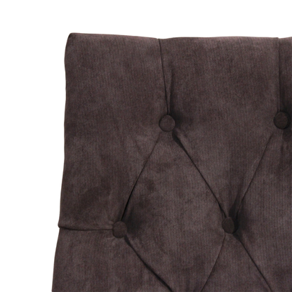 椅子・チェア おしゃれなリビングにぴったり/ 大人のモダンクラシックデザイン 【2脚セット】(ベルベットダークブラウン）