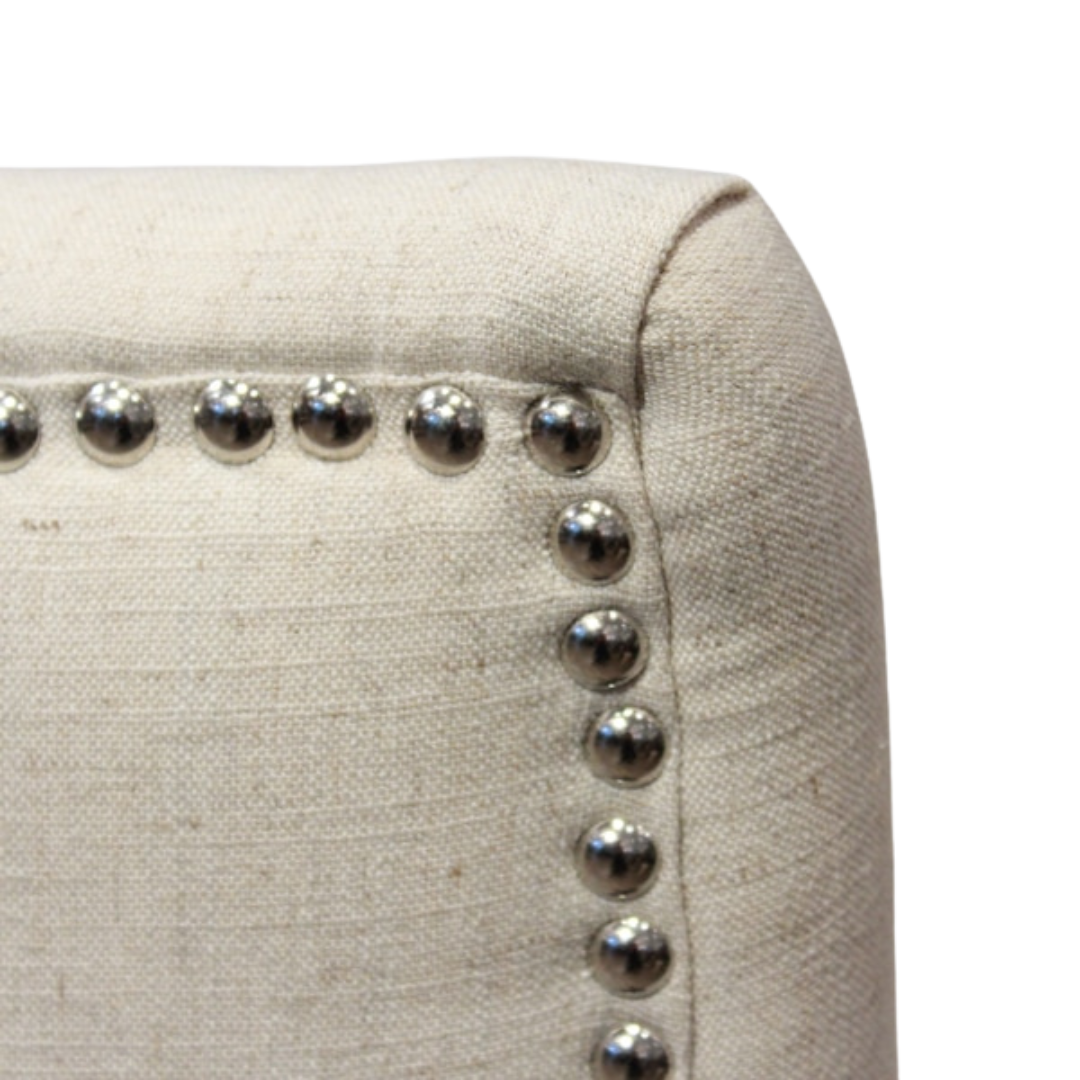 椅子・チェア おしゃれなリビングにぴったり/ 大人のモダンクラシックデザイン 【2脚セット】(アイボリー）