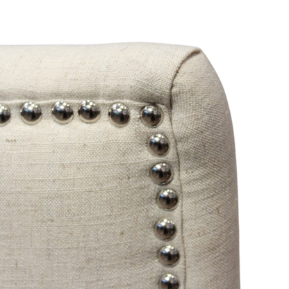 椅子・チェア おしゃれなリビングにぴったり/ 大人のモダンクラシックデザイン 【2脚セット】(アイボリー）