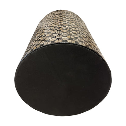 スツール / サイドテーブルや花台にも ブラックのおしゃれなシェルスツール