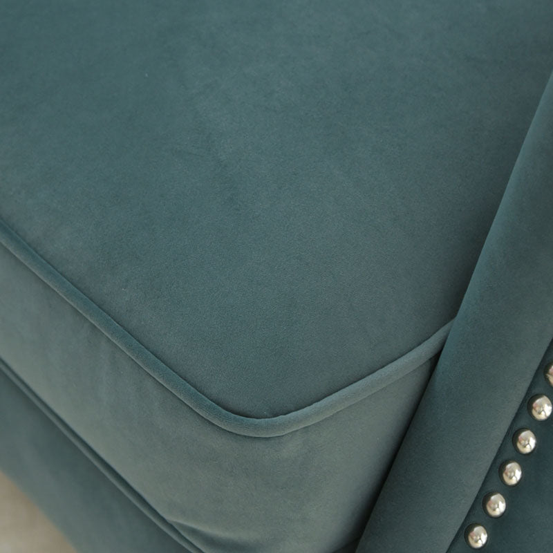グリーンベルベッド ソファ3人掛け/ 落ち着きと上質感を叶えるホテルライクなソファ【送料無料】