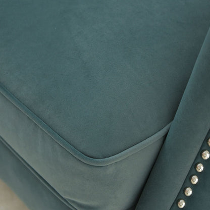 グリーンベルベッド ソファ3人掛け/ 落ち着きと上質感を叶えるホテルライクなソファ【送料無料】