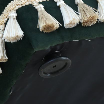 オットマン・スツール （ベルベッド グリーン ホテルライク）／すっきりシンプルクラシック【送料無料】