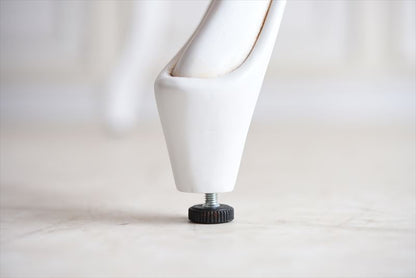 白色 猫脚 /ティーテーブル 80×80cm 姫系インテリア【送料無料】