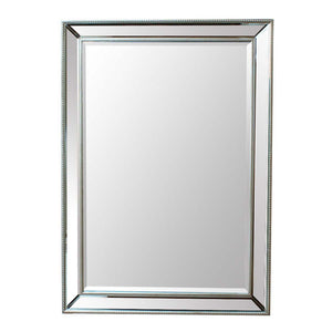 ウォールミラー おしゃれな海外デザインの壁掛け鏡  シンプルな四角形 104cm