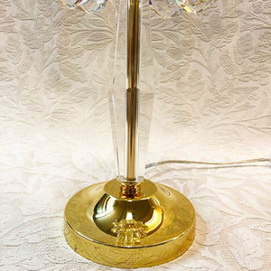 テーブルランプ（クリスタル）ゴールド / 高級ボール型クリスタルランプ