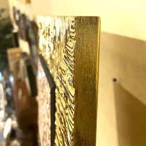 クリムト生命の樹／ゴールドフレームのミニサイズのアート額絵（イタリア製）