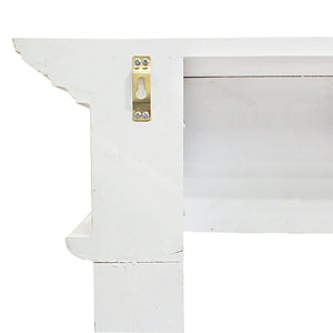 マントルピース（白）/おしゃれなインテリアに 海外の暖炉風の飾り棚