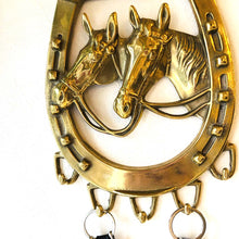 画像をギャラリービューアに読み込む, 真鍮キーハンガー(馬と馬蹄)/イタリア製 馬好きさんにおすすめ
